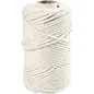 Macramé koord - 330 gr, L: 55 m, D 4 mm, Off-white