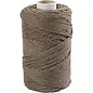 Macramé koord - 330 gr, L: 198 m, D 2 mm, Taupe