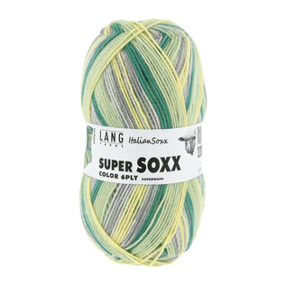 SUPER SOXX COLOR 6-draad 0432 groen-geel bad 2376