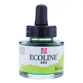 Ecoline Vloeibare Waterverf Fles 30 ml Lentegroen 665