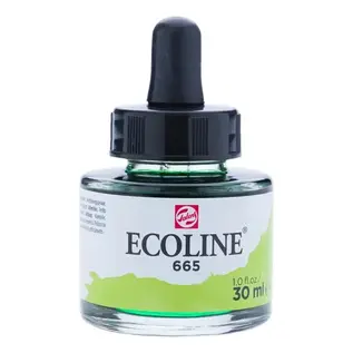 Ecoline Vloeibare Waterverf Fles 30 ml Lentegroen 665