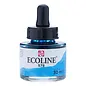Ecoline Vloeibare Waterverf Fles 30 ml Hemelsblauw (Cyaan) 578