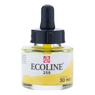 ECOLINE Vloeibare Waterverf Fles 30 ml Zandgeel 259