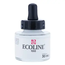 ECOLINE Vloeibare Waterverf Fles 30 ml Wit 100