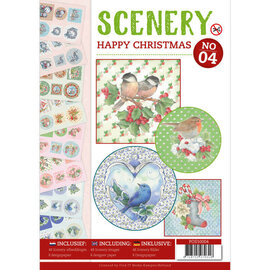 Push Out boek Scenery 4 - Happy Christmas