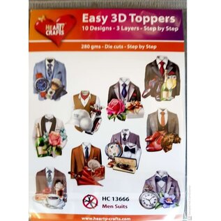 Easy 3d topper - kostuum heer