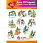 Easy 3D-Toppers - Happy Snowmen