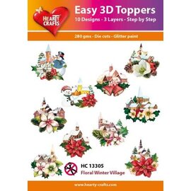 Easy 3D Designs pakket Floral Winter Village
