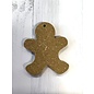 Houten figuur Gingerbread Man hanger 6mm 6x7cm