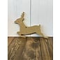 Houten figuur Hert hanger 6mm 14x14cm