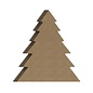 Grote kerstboom - 16mm - 25x28cm