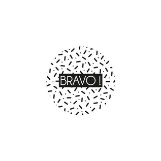 Houten stempel rond - Bravo - 2,8cm