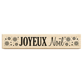 Houten stempel - Joyeux Noël - 2,80