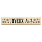 Houten stempel - Joyeux Noël - 2,80