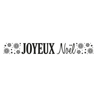 Houten stempel - Joyeux Noël - 2,80