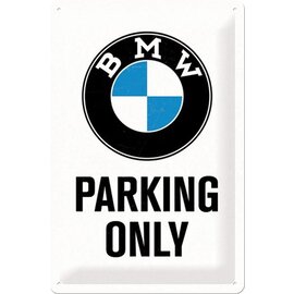 BMW Parking Only Metalen Wandbord 20x30 cm