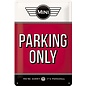 Wandbord – Mini Cooper Parking Only -20x30 cm