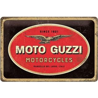 Wandbord - Moto guzzi motorcycles 30 cm x 20 cm