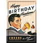 Happy Birthday Handsome! Metalen Postcard 10x14 cm