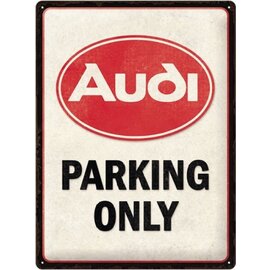 Wandbord - Audi - Parking Only