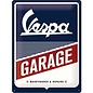 Metalen wandbord Vespa Garage 30x40 cm