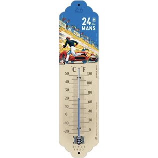 thermometer 24h Le Mans - Racing poster blue