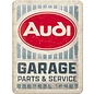 Wandbord - Audi - Garage Parts & Service