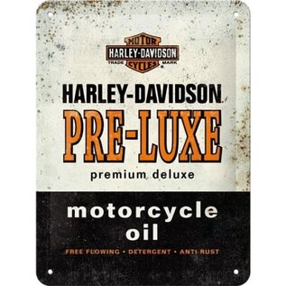 Wandbord 15 x 20 cm - Harley Davidson Pre Luxe Motorcycle Oil