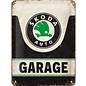 Wandbord 15 x 20 cm - Skoda Auto Garage