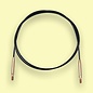 Knitpro 103.10575 Kabel 360 graden draaibaar roestvrij staal 76cm om 100cm verwisselbare naalden te maken