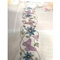 Voorbedrukte loper Bloemen om te borduren 40x150cm
