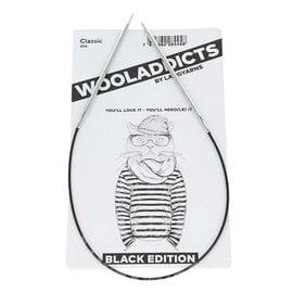 Rondbreinaald 5.50mm - 80cm Wooladdicts Black Edition - Lace