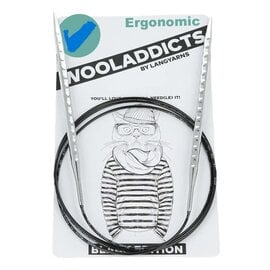 Wooladdicts Black Edition - Ergonomic lace 50cm - 4,0mm