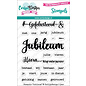 CarlijnDesign Clear stamp Jubileum