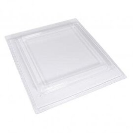 PET Gietmal Decobord vierkant, 25x25x2cm, rand 1,3cm breed