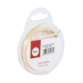 Rayher Organzalint, 3 mm, ZB-rol à 10 m, beige