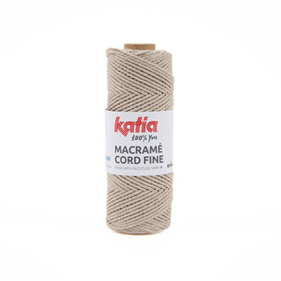 Katia MACRAMÉ CORD FINE 205 Beige bruin bad 68553