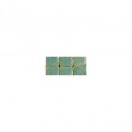 Mozaïek-Ceramica Mini, 5x5x3 mm, geglaceerd, doosje à ca. 110 st./10 g, turquoise