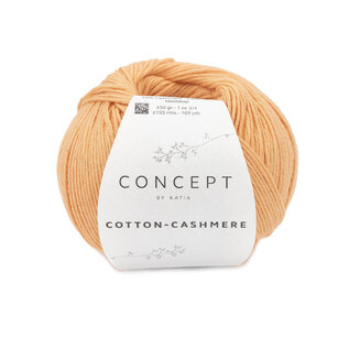 Katia COTTON-CASHMERE 82 Licht oranje bad 62621