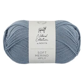 Soft Merino 4 draad 120 Blauw bad 3247 50gr.