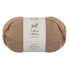 NOVITA Soft Merino 4 draad 618 Bruin bad 7414 50gr.