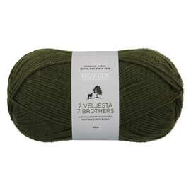 NOVITA 7 VELJESTA - 7 BROTHERS 391 groen bad 4677 100gr.