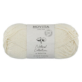 NOVITA COTTON FEEL 10 ecru bad 003 50gr.