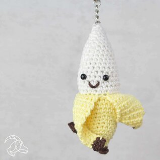 Hardicraft Haakpakket Tashanger Banaan – Amigurumi Sleutelhanger