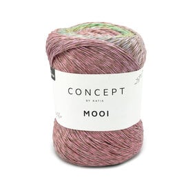 MOOI 100 Kauwgom roze-Pastel blauw-Licht groen-Oker bad 69193