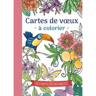 Cartes de voeux à colorier