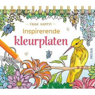 Think happy! Inspirerende kleurplaten