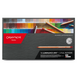 Caran d’Ache - 76 Kleuren LUMINANCE 6901™ + 2 Full Blender