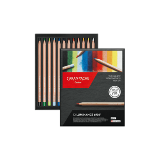 Caran d’Ache - 12 Kleuren LUMINANCE 6901™