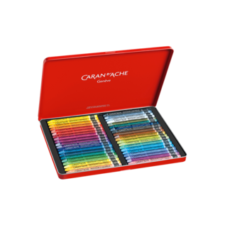 Metalen doos met 40 Pastels NEOCOLOR™ II